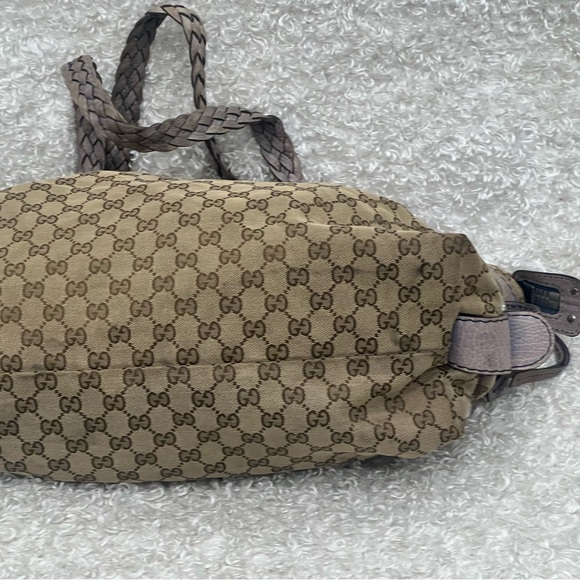Gucci Bamboo Bar Shoulder Bag GG Canvas - Picture 7 of 16